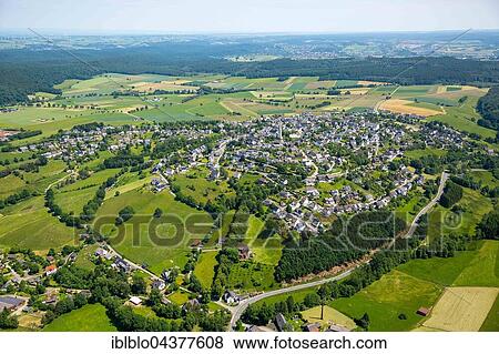 Aerial view, Hirschberg, Warstein, Sauerland, North Rhine-Westphalia, Germany, Europe View Large Photo Image Stock Photo - Aerial view, Hirschberg, Warstein, Sauerland, North Rhine-Westphalia, Germany, Europe. Fotosearch