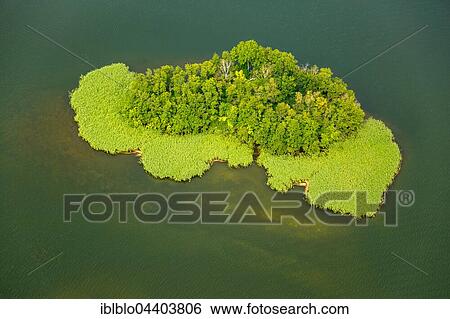 Aerial view, island in Lake Krakow, Krakow am See, Mecklenburg Lake District, Mecklenburg-Western Pomerania, Germany, Europe View Large Photo Image Stock Photograph - Aerial view, island in Lake Krakow, Krakow am See, Mecklenburg Lake District, Mecklenburg-Western Pomerania, Germany, Europe. Fotosearch