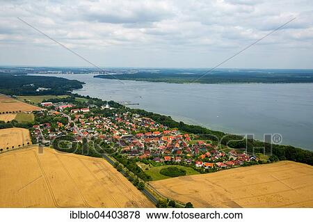 Aerial view, Klink, Mecklenburg Lake District, Mecklenburg-Western Pomerania, Germany, Europe View Large Photo Image Stock Photo - Aerial view, Klink, Mecklenburg Lake District, Mecklenburg-Western Pomerania, Germany, Europe. Fotosearch