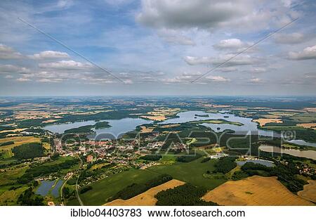 Aerial view, Lake Krakow, Krakow am See, Mecklenburg Lake District, Mecklenburg-Western Pomerania, Germany, Europe View Large Photo Image Stock Image - Aerial view, Lake Krakow, Krakow am See, Mecklenburg Lake District, Mecklenburg-Western Pomerania, Germany, Europe. Fotosearch
