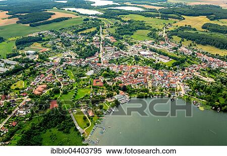Aerial view, Lake Krakow, Krakow am See, Mecklenburg Lake District, Mecklenburg-Western Pomerania, Germany, Europe View Large Photo Image Stock Photography - Aerial view, Lake Krakow, Krakow am See, Mecklenburg Lake District, Mecklenburg-Western Pomerania, Germany, Europe. Fotosearch