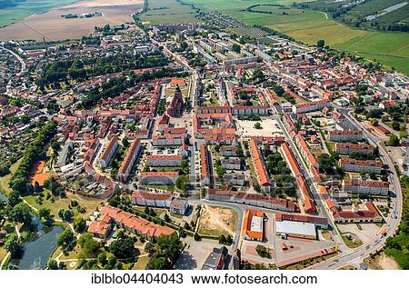 Aerial view, Malchin, Mecklenburg Lake Plateau, Mecklenburg-Western Pomerania, Germany, Europe View Large Photo Image Stock Image - Aerial view, Malchin, Mecklenburg Lake Plateau, Mecklenburg-Western Pomerania, Germany, Europe. Fotosearch