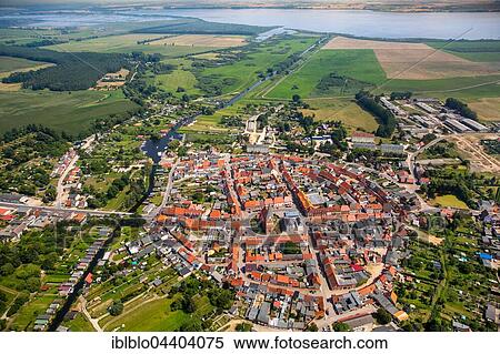Aerial view, Neukalen town center, Mecklenburg Lake Plateau, Mecklenburg-Western Pomerania, Germany, Europe View Large Photo Image Stock Photography - Aerial view, Neukalen town center, Mecklenburg Lake Plateau, Mecklenburg-Western Pomerania, Germany, Europe. Fotosearch