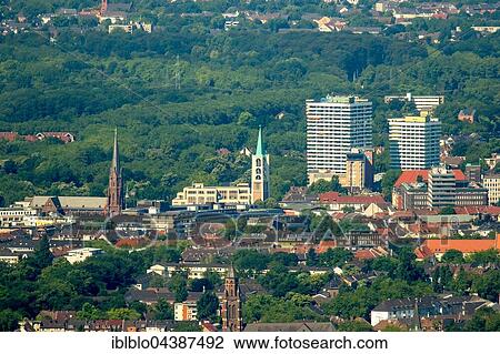 Aerial view of Maritim Hotel, St. Augustine Church, Ev. Emmaus Church, Bismarck District, Gelsenkirchen, Ruhr, North Rhine-Westphalia, Germany, Europe View Large Photo Image Stock Image - Aerial view of Maritim Hotel, St. Augustine Church, Ev. Emmaus Church, Bismarck District, Gelsenkirchen, Ruhr, North Rhine-Westphalia, Germany, Europe. Fotosearch