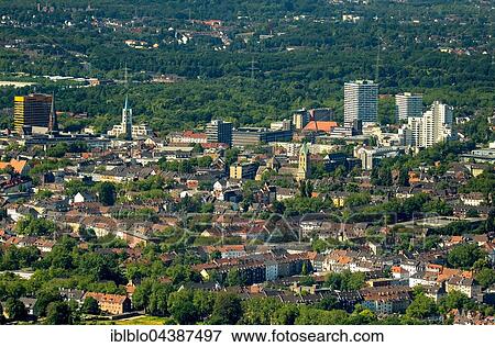 Aerial view of Maritim Hotel, Weisser Riese apartment block, Gelsenkirchen, Ruhr, North Rhine-Westphalia, Germany, Europe View Large Photo Image Stock Photo - Aerial view of Maritim Hotel, Weisser Riese apartment block, Gelsenkirchen, Ruhr, North Rhine-Westphalia, Germany, Europe. Fotosearch