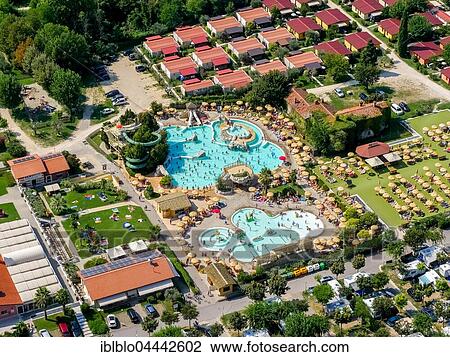 Aerial view of Piani di Clodia Camping, campsite with swimming pool, campers, Lake Garda, Lazise, Veneto, Italy, Europe View Large Photo Image Stock Image - Aerial view of Piani di Clodia Camping, campsite with swimming pool, campers, Lake Garda, Lazise, Veneto, Italy, Europe. Fotosearch