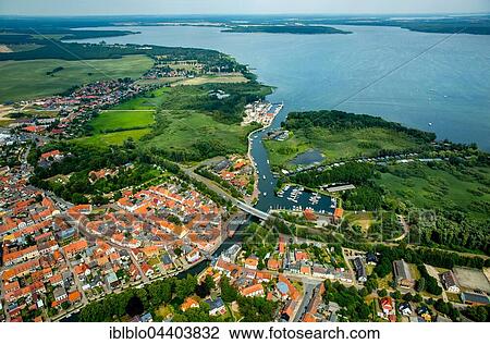 Aerial view, overview on Plau with Plau, Elde-Müritz waterway, Mecklenburg Lake District, Mecklenburg-Western Pomerania, Germany, Europe View Large Photo Image Stock Image - Aerial view, overview on Plau with Plau, Elde-Müritz waterway, Mecklenburg Lake District, Mecklenburg-Western Pomerania, Germany, Europe. Fotosearch