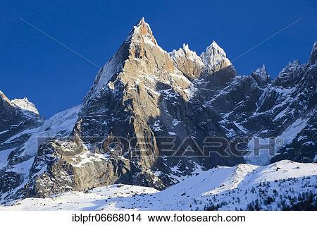 Picture - Aiguilles du Chamonix, France, Europe. Fotosearch