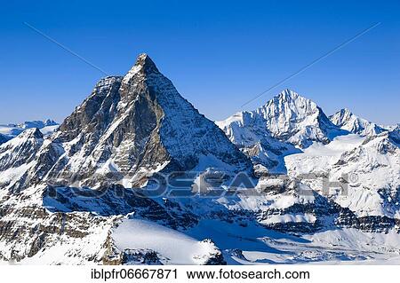 Alps, View Klein Matterhorn, Matterhorn, 4478 (m), Dent blanche, 4357 m, Valais, Switzerland, Europe View Large Photo Image Stock Image - Alps, View Klein Matterhorn, Matterhorn, 4478 (m), Dent blanche, 4357 m, Valais, Switzerland, Europe. Fotosearch