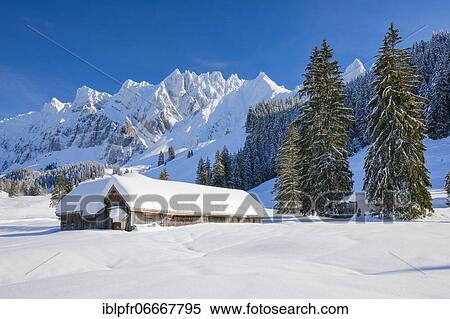 Stock Photography - Alpstein massif, Appenzell, Switzerland, Europe. Fotosearch