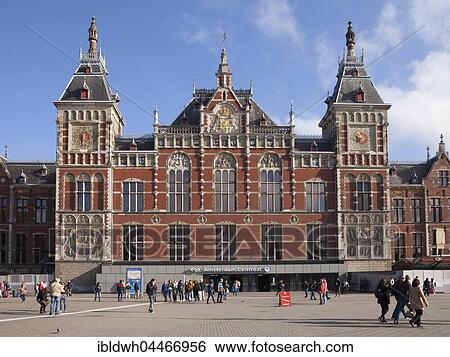 Amsterdam Central Station, Amsterdam Centraal, Amsterdam, Holland, The Netherlands, Europe View Large Photo Image Stock Photograph - Amsterdam Central Station, Amsterdam Centraal, Amsterdam, Holland, The Netherlands, Europe. Fotosearch