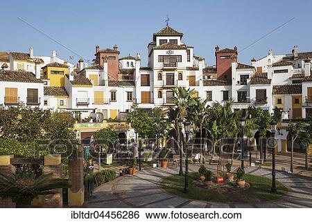 Andalusian architecture, La Alcaidesa, Cadiz province, Andalusia, Spain, Europe View Large Photo Image Stock Photograph - Andalusian architecture, La Alcaidesa, Cadiz province, Andalusia, Spain, Europe. Fotosearch