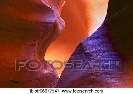 Antelope Canyon, sandstone formed by wind and water, Lower Antelope Canyon, Page, Arizona, USA, North America View Large Photo Image Stock Photo - Antelope Canyon, sandstone formed by wind and water, Lower Antelope Canyon, Page, Arizona, USA, North America. Fotosearch
