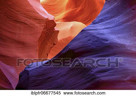 Antelope Canyon, sandstone formed by wind and water, Lower Antelope Canyon, Page, Arizona, USA, North America View Large Photo Image Stock Photography - Antelope Canyon, sandstone formed by wind and water, Lower Antelope Canyon, Page, Arizona, USA, North America. Fotosearch