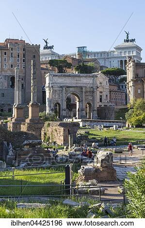 Arch of Septimius Severus, Roman Forum, Rome, Italy, Europe View Large Photo Image Stock Photograph - Arch of Septimius Severus, Roman Forum, Rome, Italy, Europe. Fotosearch