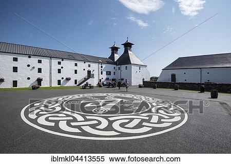 Stock Photography - Ardbeg whiskey distillery, Islay, Inner Hebrides, Scotland, United Kingdom, Europe. Fotosearch
