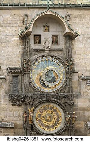 Astronomical clock, Orloj, Old Town Hall, Old Town Square, Prague, Czech Republic, Europe View Large Photo Image Stock Image - Astronomical clock, Orloj, Old Town Hall, Old Town Square, Prague, Czech Republic, Europe. Fotosearch