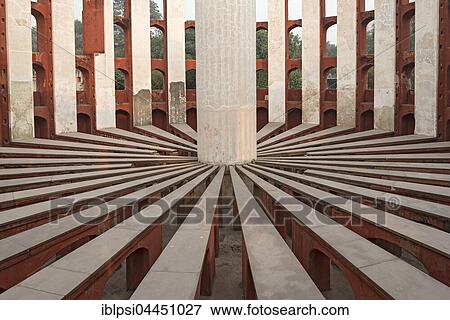 Astronomical instrument Rama Yantra, Jantar Mantar observatory, New Delhi, India, Asia View Large Photo Image Stock Photo - Astronomical instrument Rama Yantra, Jantar Mantar observatory, New Delhi, India, Asia. Fotosearch