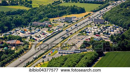 Autobahn rest area Rhynern, A2 motorway, Hamm, Ruhr District, North Rhine-Westphalia, Germany, Europe View Large Photo Image Stock Photo - Autobahn rest area Rhynern, A2 motorway, Hamm, Ruhr District, North Rhine-Westphalia, Germany, Europe. Fotosearch
