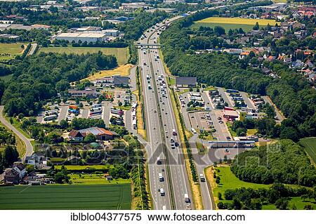 Autobahn rest area Rhynern, A2 motorway, Hamm, Ruhr District, North Rhine-Westphalia, Germany, Europe View Large Photo Image Stock Photography - Autobahn rest area Rhynern, A2 motorway, Hamm, Ruhr District, North Rhine-Westphalia, Germany, Europe. Fotosearch