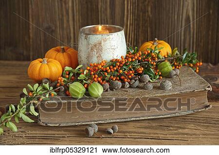Stock Image - Autumnal decoration. Fotosearch