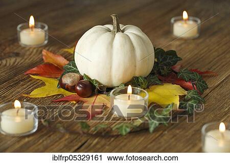 Stock Image - Autumnal decoration. Fotosearch