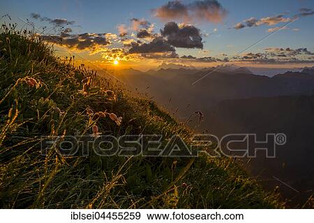 Außerfern mountains at sunrise, Elemen, Lechtal, Bezirk Reutte, Tyrol, Austria, Europe View Large Photo Image Stock Photo - Außerfern mountains at sunrise, Elemen, Lechtal, Bezirk Reutte, Tyrol, Austria, Europe. Fotosearch