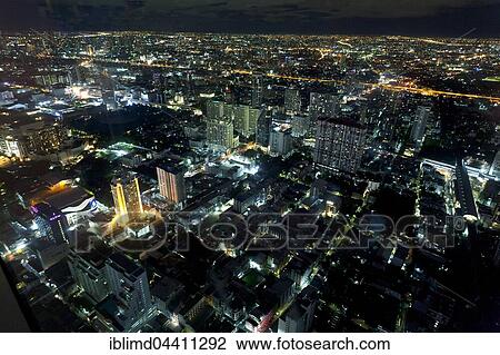 Bangkok skyline at night, Bangkok, Thailand, Asia View Large Photo Image Stock Image - Bangkok skyline at night, Bangkok, Thailand, Asia. Fotosearch