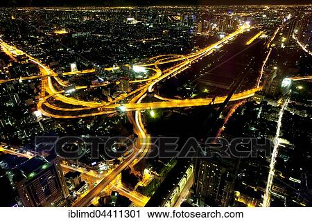 Bangkok skyline at night, Bangkok, Thailand, Asia View Large Photo Image Stock Image - Bangkok skyline at night, Bangkok, Thailand, Asia. Fotosearch