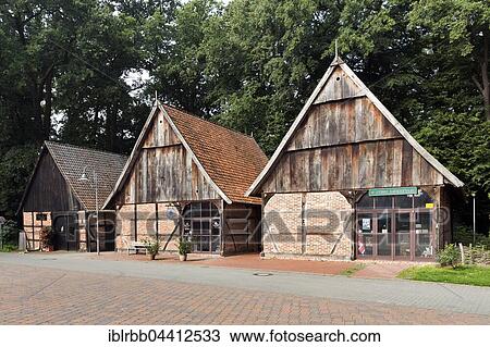 Barn district with historic barns in half-timbered style, Steinhude, Wunstorf, Lower Saxony, Germany, Europe View Large Photo Image Stock Image - Barn district with historic barns in half-timbered style, Steinhude, Wunstorf, Lower Saxony, Germany, Europe. Fotosearch