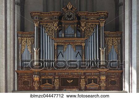 Baroque organ, St. Martin's Church, Landshut, Lower Bavaria, Germany, Europe View Large Photo Image Stock Image - Baroque organ, St. Martin's Church, Landshut, Lower Bavaria, Germany, Europe. Fotosearch