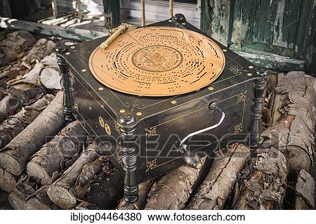 Barrel organ, Ariston, with perforated disk, Grassau, Upper Bavaria, Bavaria, Germany, Europe View Large Photo Image Stock Image - Barrel organ, Ariston, with perforated disk, Grassau, Upper Bavaria, Bavaria, Germany, Europe. Fotosearch