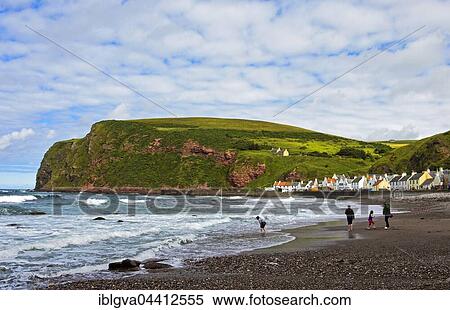 Bay at the fishing village of Pennan, Aberdeenshire, Scotland, United Kingdom, Europe View Large Photo Image Stock Photography - Bay at the fishing village of Pennan, Aberdeenshire, Scotland, United Kingdom, Europe. Fotosearch