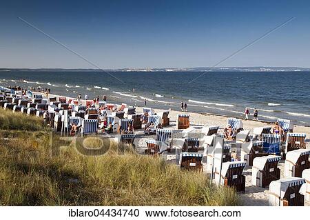Beach chairs, resort and spa town, Binz, Rügen Island, Mecklenburg-Western Pomerania, Germany, Europe View Large Photo Image Stock Image - Beach chairs, resort and spa town, Binz, Rügen Island, Mecklenburg-Western Pomerania, Germany, Europe. Fotosearch