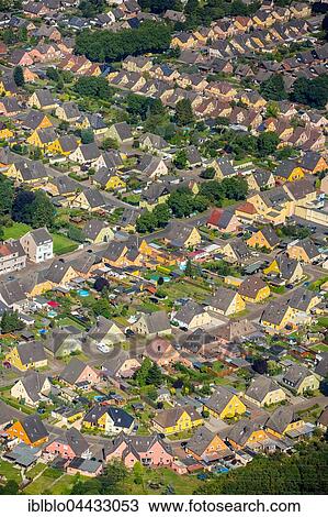 Bergkamen settlement Schlägelstraße, mine workers' settlement for Werne I / II mine, miners settlement, colliery houses, rows of houses, Bergkamen, Ruhr district, North Rhine-Westphalia, Germany, Europe View Large Photo Image Stock Image - Bergkamen settlement Schlägelstraße, mine workers' settlement for Werne I / II mine, miners settlement, colliery houses, rows of houses, Bergkamen, Ruhr district, North Rhine-Westphalia, Germany, Europe. Fotosearch