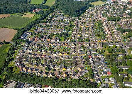 Bergkamen settlement Schlägelstraße, mine workers' settlement for Werne I / II mine, miners settlement, colliery houses, rows of houses, Bergkamen, Ruhr district, North Rhine-Westphalia, Germany, Europe View Large Photo Image Stock Photo - Bergkamen settlement Schlägelstraße, mine workers' settlement for Werne I / II mine, miners settlement, colliery houses, rows of houses, Bergkamen, Ruhr district, North Rhine-Westphalia, Germany, Europe. Fotosearch