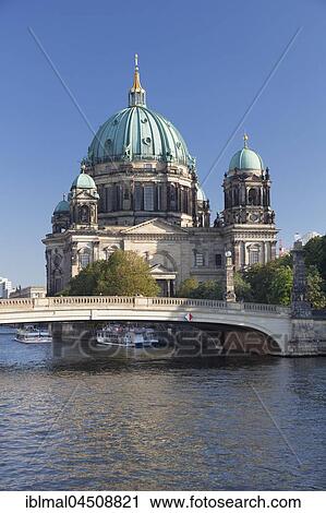 Berlin Cathedral, Spree, Museum Island, Berlin-Mitte, Berlin, Germany, Europe View Large Photo Image Stock Image - Berlin Cathedral, Spree, Museum Island, Berlin-Mitte, Berlin, Germany, Europe. Fotosearch