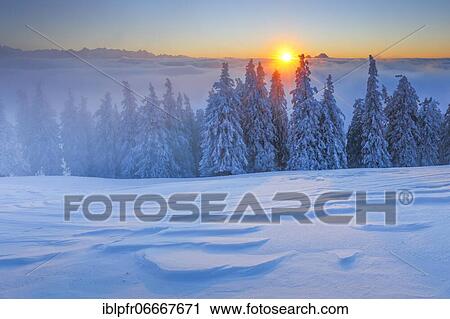 Stock Image - Bernese Alps and Pilatus, Switzerland, Europe. Fotosearch