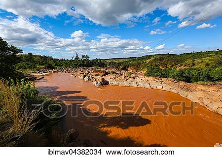Betsiboka River, red river, Madagascar, Africa View Large Photo Image Picture - Betsiboka River, red river, Madagascar, Africa. Fotosearch