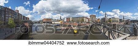 Boats in harbour, Speicherstadt, Hamburg, Germany, Europe View Large Photo Image Stock Image - Boats in harbour, Speicherstadt, Hamburg, Germany, Europe. Fotosearch