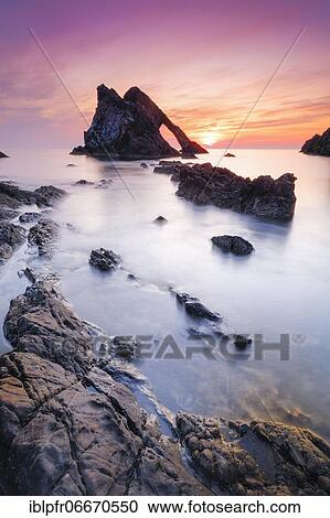 Bow Fiddle Rock, Scotland, Great Britain View Large Photo Image Stock Image - Bow Fiddle Rock, Scotland, Great Britain. Fotosearch