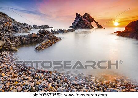 Bow Fiddle Rock, Scotland, Great Britain View Large Photo Image Stock Image - Bow Fiddle Rock, Scotland, Great Britain. Fotosearch