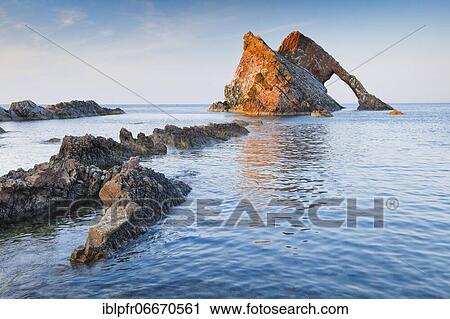 Bow Fiddle Rock, Scotland, Great Britain View Large Photo Image Stock Image - Bow Fiddle Rock, Scotland, Great Britain. Fotosearch