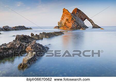Bow Fiddle Rock, Scotland, Great Britain View Large Photo Image Stock Image - Bow Fiddle Rock, Scotland, Great Britain. Fotosearch