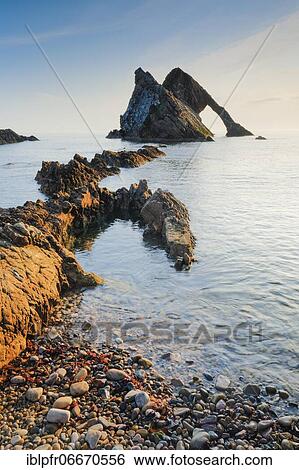 Bow Fiddle Rock, Scotland View Large Photo Image Stock Photograph - Bow Fiddle Rock, Scotland. Fotosearch