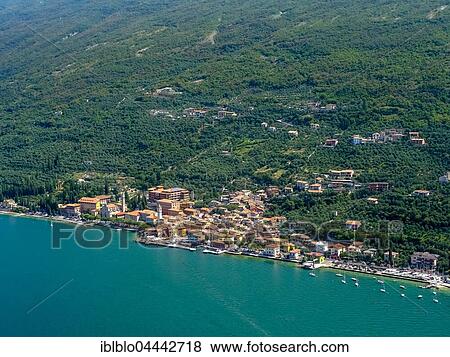 Brenzone, Lake Garda, Veneto, Italy, Europe View Large Photo Image Stock Photo - Brenzone, Lake Garda, Veneto, Italy, Europe. Fotosearch