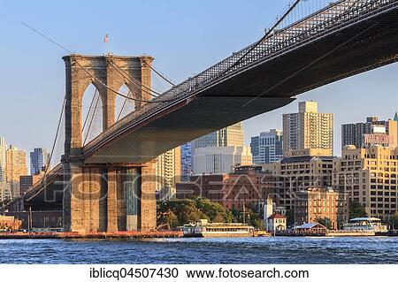Brooklyn Bridge, East River, New York City, New York, USA, North America View Large Photo Image Stock Image - Brooklyn Bridge, East River, New York City, New York, USA, North America. Fotosearch