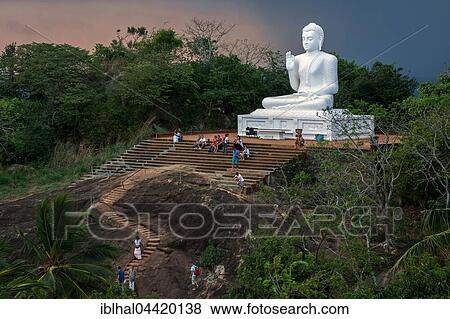 Buddha statue, Seated Buddha, stormy atmosphere, Mihintale, North Central Province, Sri Lanka, Asia View Large Photo Image Stock Photo - Buddha statue, Seated Buddha, stormy atmosphere, Mihintale, North Central Province, Sri Lanka, Asia. Fotosearch