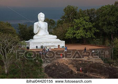 Buddha statue, Seated Buddha, stormy atmosphere, Mihintale, North Central Province, Sri Lanka, Asia View Large Photo Image Stock Photography - Buddha statue, Seated Buddha, stormy atmosphere, Mihintale, North Central Province, Sri Lanka, Asia. Fotosearch
