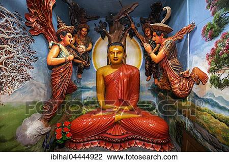 Buddha statue, sitting, Weherahena Temple, Matara, Southern Province, Sri Lanka, Asia View Large Photo Image Stock Image - Buddha statue, sitting, Weherahena Temple, Matara, Southern Province, Sri Lanka, Asia. Fotosearch